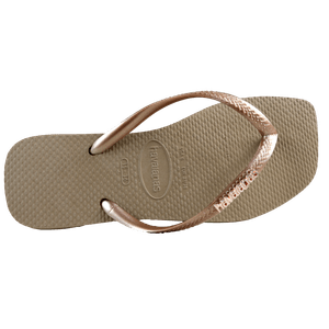 Chinelo HAVAIANAS Slim Square Logo Metallic
