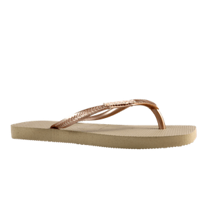 Chinelo HAVAIANAS Slim Square Logo Metallic