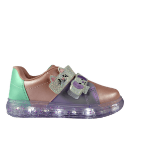 TENIS PAMPILI INFANTIL MENINA SNEAKER LUZ LED