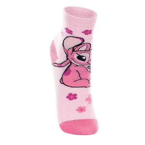 KIT MEIA LUPO  MENINA  CANO CURTO STITCH 24-29