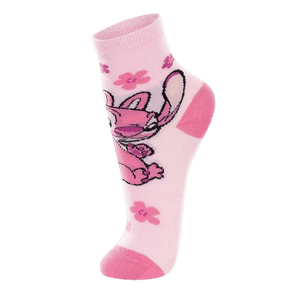KIT MEIA LUPO  MENINA  CANO CURTO STITCH 24-29