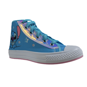 SAPATENIS START CHIC INFANTIL  CANO ALTO STITCH
