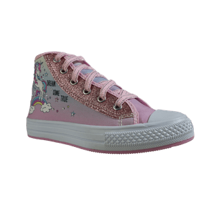 SAPATENIS START CHIC INFANTIL  CANO ALTO UNICORNIO
