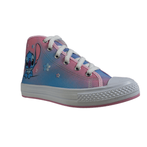 SAPATENIS START CHIC INFANTIL  CANO ALTO STITCH