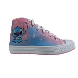 SAPATENIS START CHIC INFANTIL  CANO ALTO STITCH