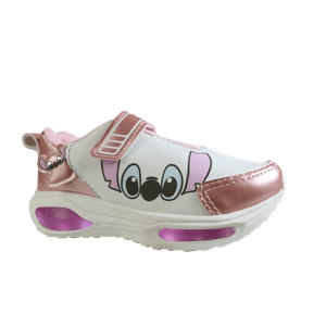 TÊNIS MINIPE INFANTIL MENINA STITCH  LED